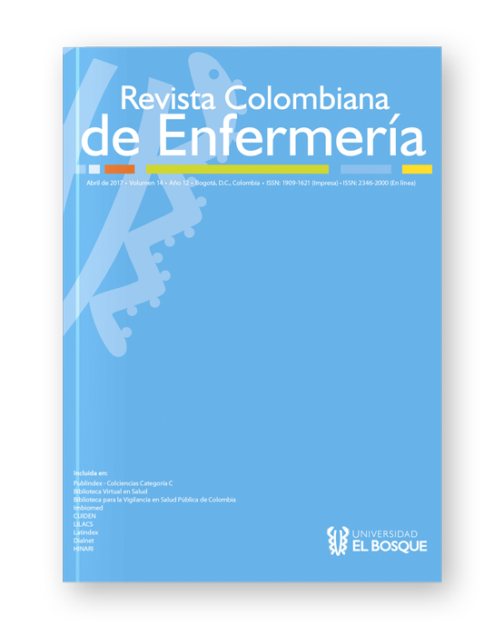 Revista Colombiana de Enfermería - Volumen 14 - Año 12