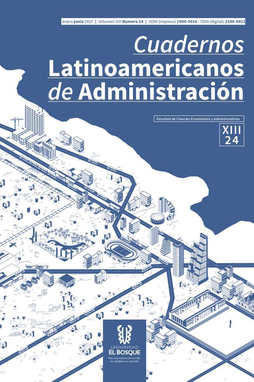Cuadernos Latinoamericanos de Administración Número - XIII Volumen 24
