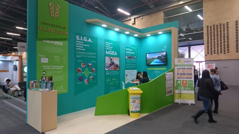 Universidad El Bosque presente en la Feria Internacional de Medio Ambiente