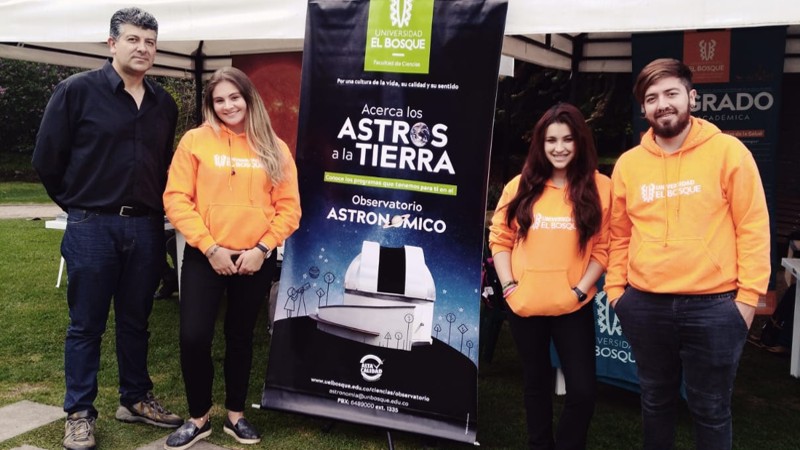 Observatorio Astronómico de la Universidad El Bosque formó parte del evento Todos bajo un cielo