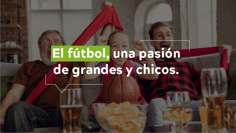 El fútbol una pasión de grandes y chicos