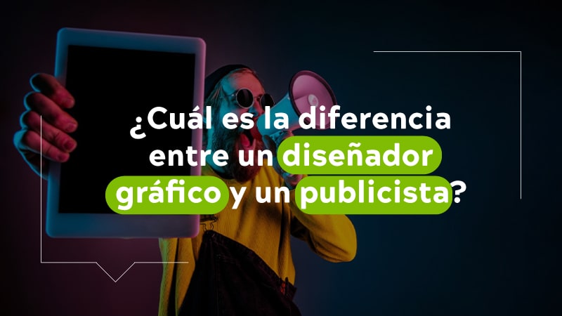 ¿Cuál es la diferencia entre un diseñador gráfico y un publicista?