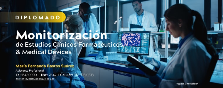 Diplomado Monitorización de estudios clínicos farmacéuticos & Medical Devices