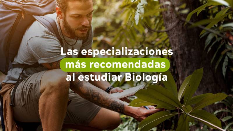 Especializaciones de la biologia