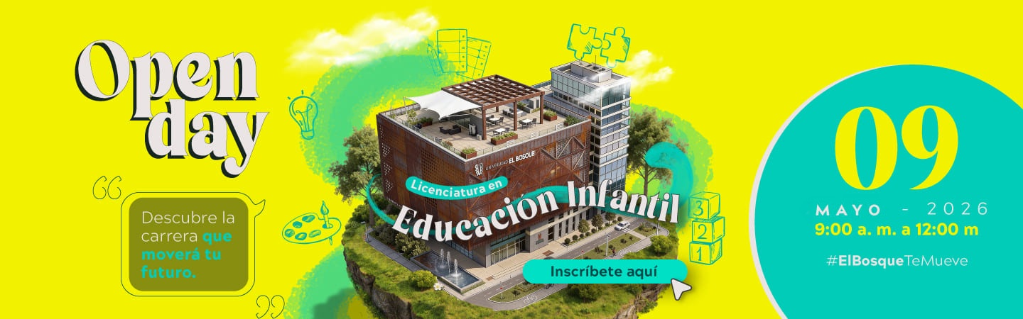 Invitación al Open Day programa de Licenciatura en Educación Infantil