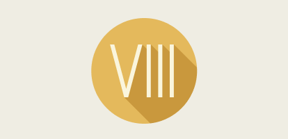 Imagen con número romano VIII