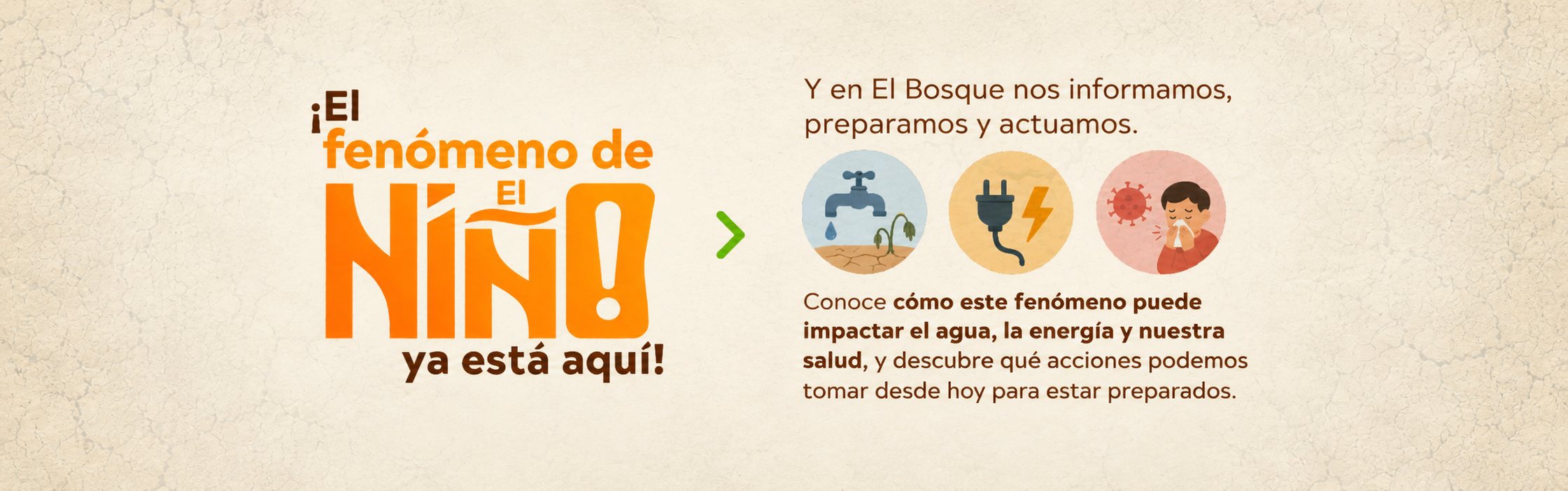 Fenómeno de El Niño explicación y recomendaciones