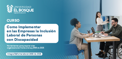 Curso de cómo Implementar en las Empresas la Inclusión Laboral de Personas con Discapacidad. 