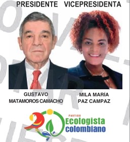 Gustavo Matamoros y su fórmula vicepresidencial
