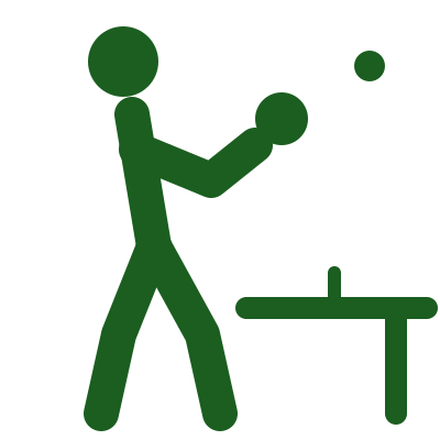 Figura de tenis de mesa