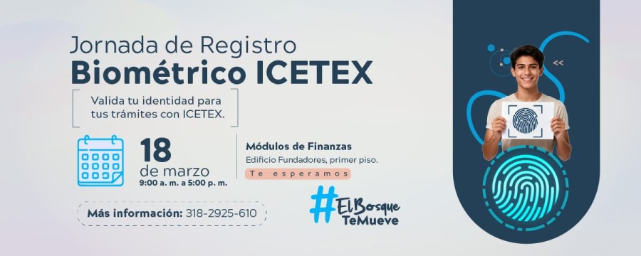 Jornada de registro biométrico en ICLETEX.