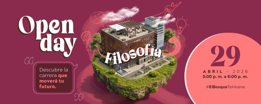 Invitación al Open Day del programa de Filosofía 