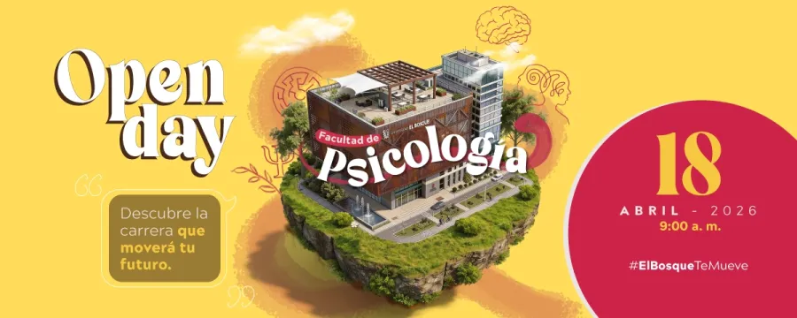 Invitación de open day de la Facultad de Psicología.