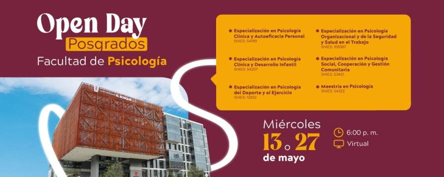 Open Day Virtual Posgrados Facultad de Psicología