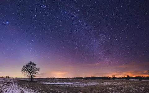 astrofotografía de paisaje